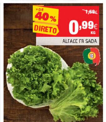 Continente Alface Frisada promoção