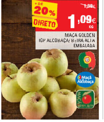 Continente Maçã Golden promoção
