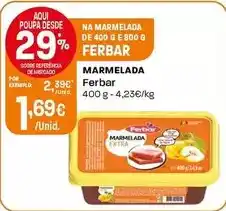 Intermarché Ferbar - marmelada promoção