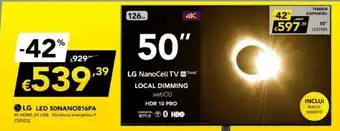 Radio Popular LG NanoCell LED TV 50" promoção