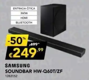 Radio Popular Samsung Soundbar HW-Q60T/ZF promoção