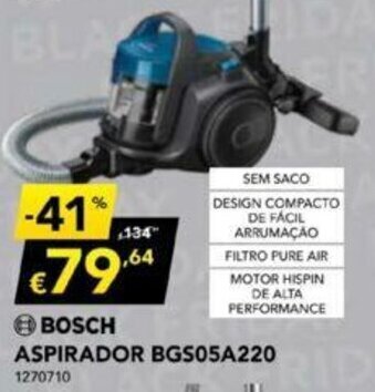 Radio Popular Bosch Aspirador promoção