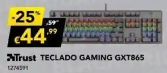 Radio Popular Trust Teclado Gaming GXT865 promoção