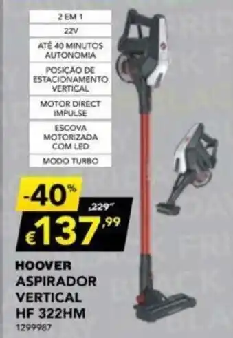 Hoover Aspirador Vertical HF 322HM