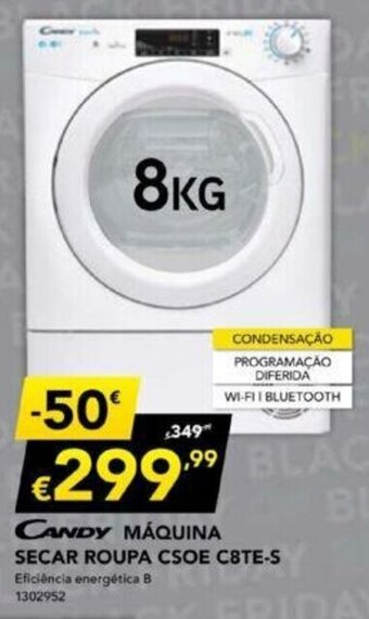 Radio Popular Candy Máquina Secar Roupa CSOE C8TE-S promoção