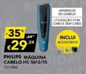 Philips Mãquina Cabelo HC 5612/15