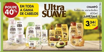 Pingo Doce Champô Ultra Suave 400ml promoção