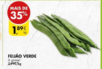 Pingo Doce Feijão Verde promoção
