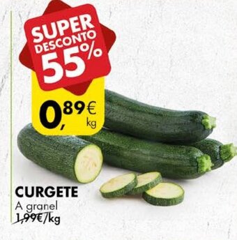 Pingo Doce Curgete promoção