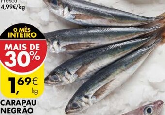 Pingo Doce Carapau Negrão promoção