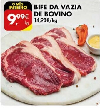 Pingo Doce Bife da Vazia de Bovino promoção