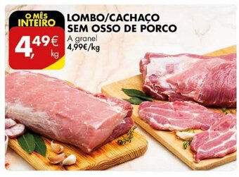 Pingo Doce Lombo/ Cachaço sem Osso de Porco promoção