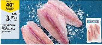 Continente Filetes Peixe Gato 1kg promoção