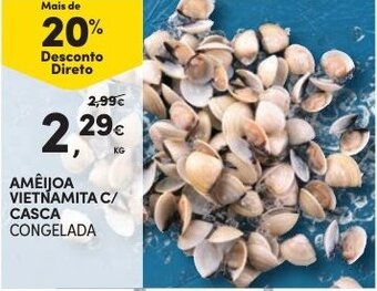 Continente Améijoa Vietnamita C/ Casca promoção