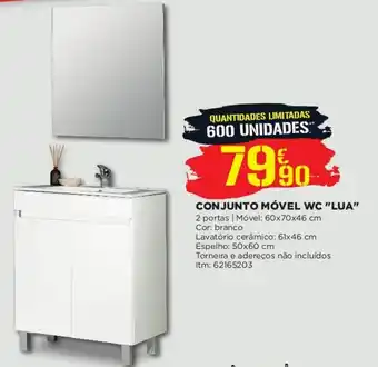 Bricomarché Conjunto Móvel WC "LUA" promoção