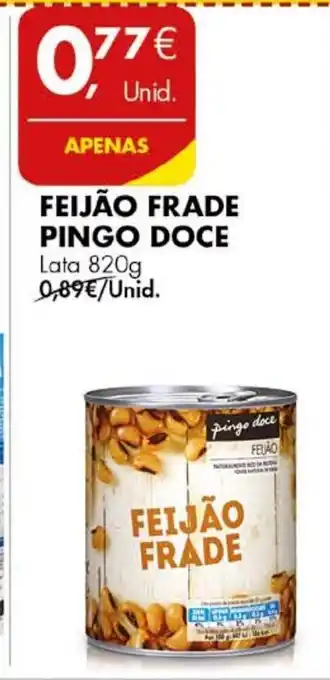 Pingo Doce Feijão Frade Pingo Doce 820g promoção
