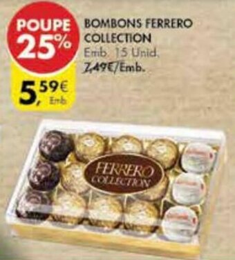 Pingo Doce Bombons Ferrero Collection 15 unid promoção