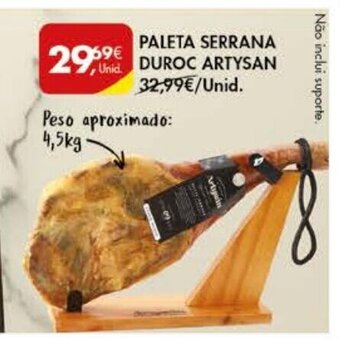 Pingo Doce Paleta Serrana Duroc Artysan promoção
