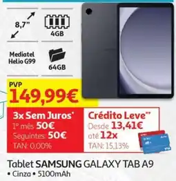 Auchan Tablet SAMSUNG GALAXY TAB A9 promoção