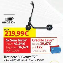 Auchan Trotinete SEGWAY E2E promoção