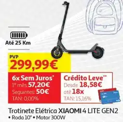 Auchan Trotinete Elétrica XIAOMI 4 LITE GEN2 promoção