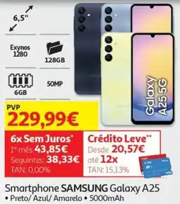 Auchan Smartphone SAMSUNG Galaxy A25 promoção