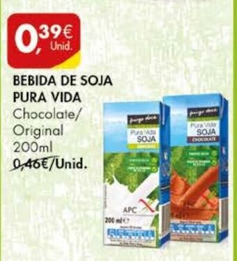 Bebida de Soja Pura Vida 200ml