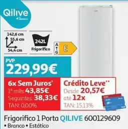 Auchan Frigorifico 1 Porta QILIVE 600129609 promoção