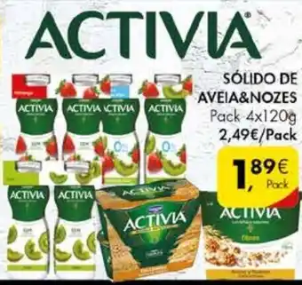 Pingo Doce Sólido de Aveia & Nozes Pack 4x120g promoção