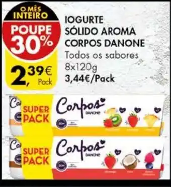 Pingo Doce Iogute Sólido Aroma Corpos Danone 8x120g promoção