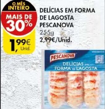 Delícias em Forma de Lagosta Pescanova 255g
