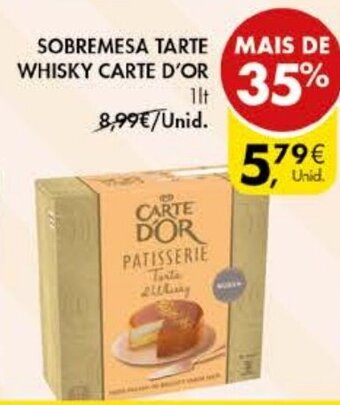 Pingo Doce Sobremesa Tarte Whisky Carte D'OR 1lt promoção