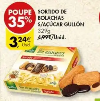 Pingo Doce Sortido de Bolachas S/Açúcar Gullón 329g promoção