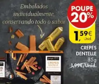 Pingo Doce Crepes Dentelle 85g promoção