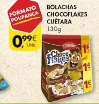 Pingo Doce Bolachas Chocoflakes Cuétara 130g promoção