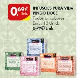 Infusões Pura Vida Pingo Doce 10 Unid
