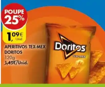 Pingo Doce Aperitivos Tex-Mex Doritos 120g promoção