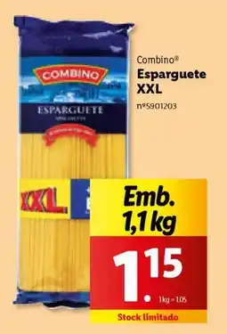 Lidl Combino Esparguete XXL promoção