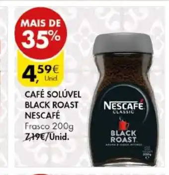 Pingo Doce Café Solúvel Black Roast Nescafé 200g promoção