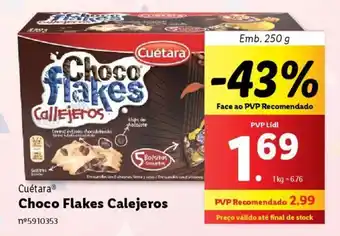 Lidl Cuétara Choco Flakes Calejeros promoção