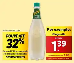 Lidl Schweppes - ginger ale promoção