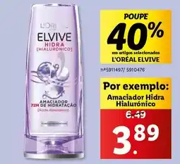 Lidl L'oréal - elvive promoção