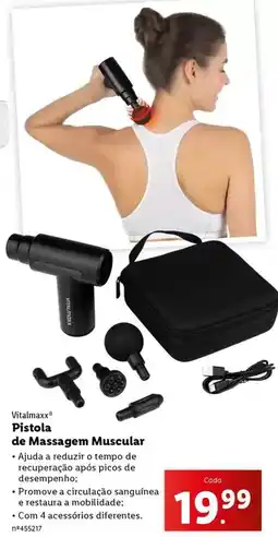 Lidl Vitalmax - pistola de massasagem muscular promoção