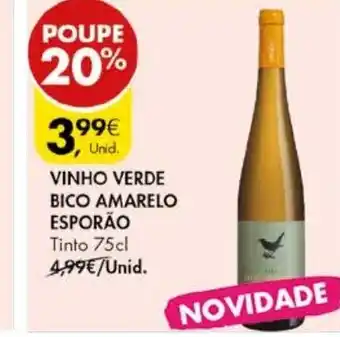 Pingo Doce Vinho Verde Bico Amarelo Esporão 75cl promoção