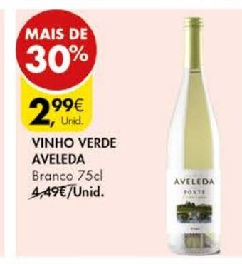 Pingo Doce Vinho Verde Aveleda 75cl promoção