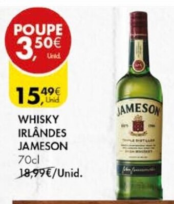 Whisky Irlândes Jameson 70cl