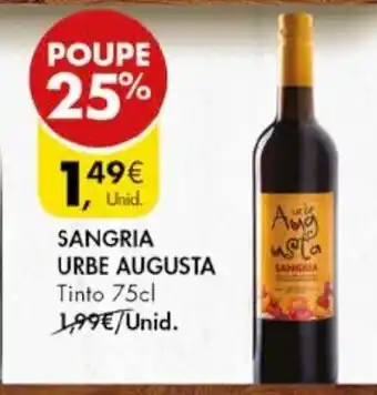 Pingo Doce Sangria Urbe Augusta 75cl promoção