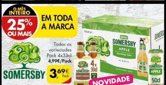 Somersby Pack 4x33cl