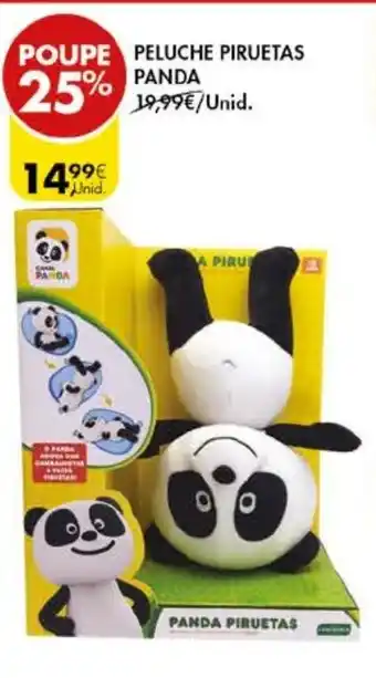 Pingo Doce Peluche Piruetas Panda promoção