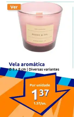 Action Vela aromática promoção